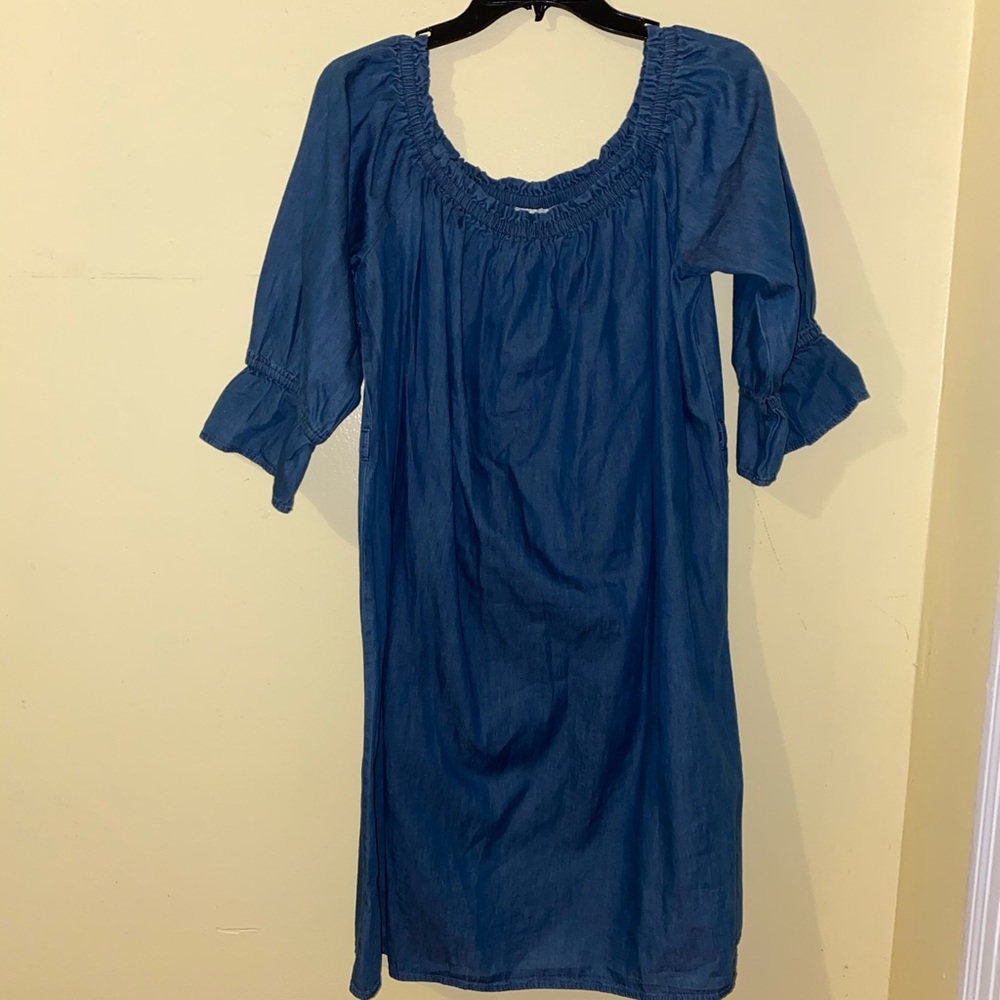 Speed Control Blue Jean Dress